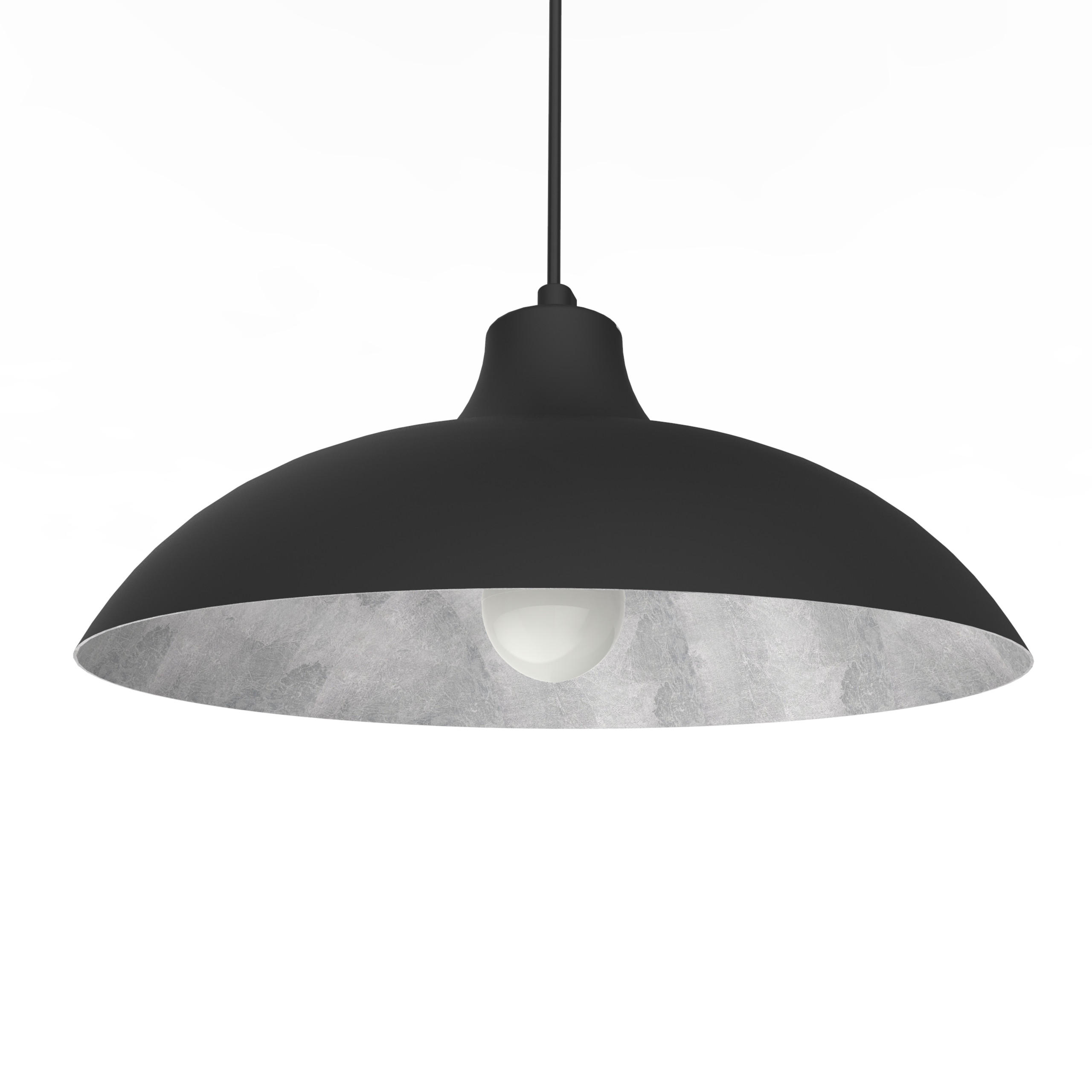 Lumicom Hängeleuchte Schwarz 40x17x40 cm