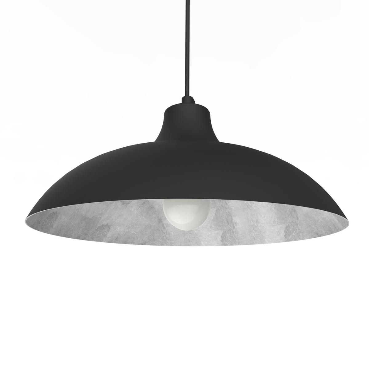 HÄNGELEUCHTE - Schwarz, Metall (30/30/13cm) - Lumicom