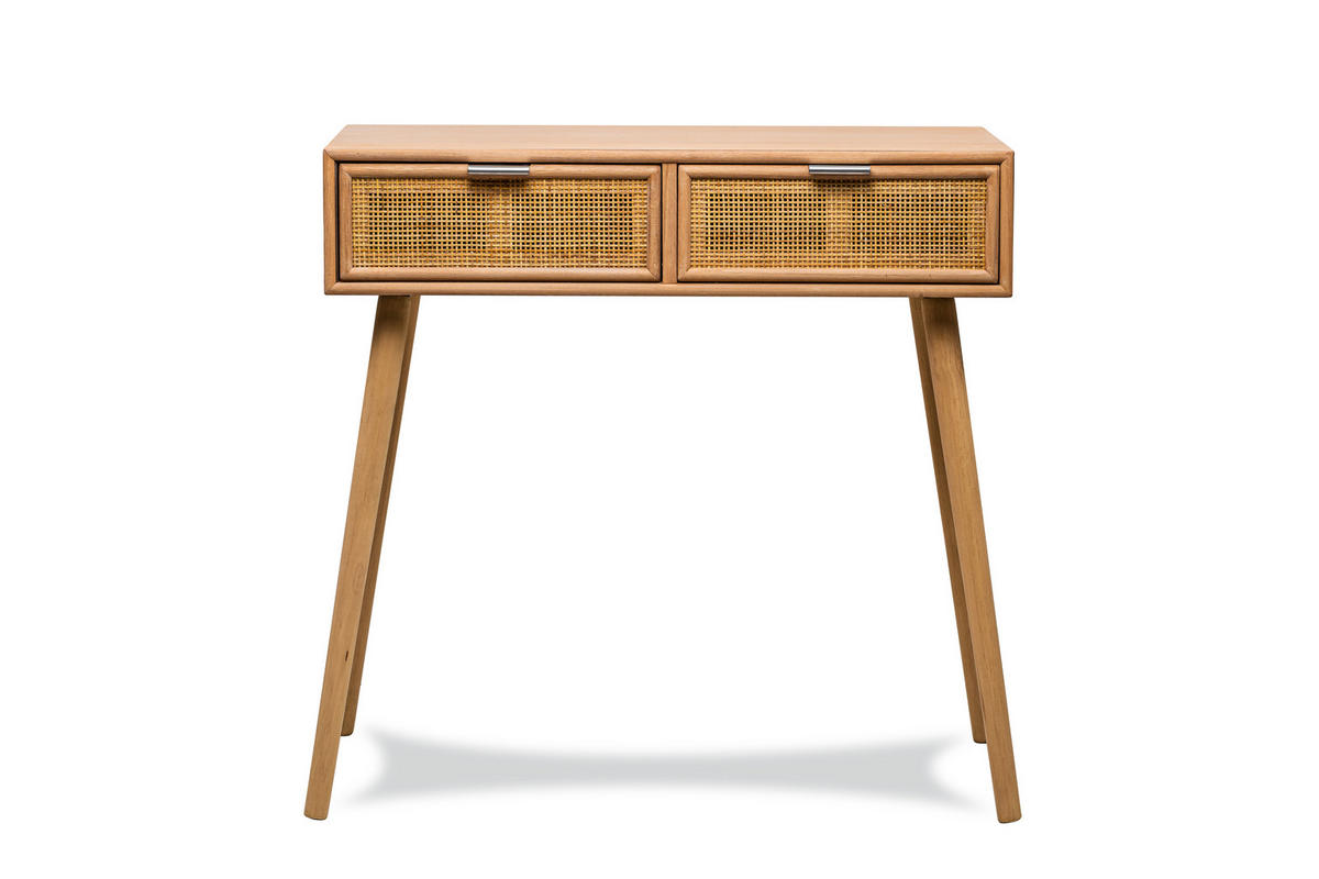 KONSOLENTISCH Rechteckig Braun 80 x 42 x 79 cm - Braun, Holz (42/80/79cm) - Nordlys