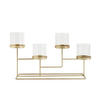 KERZENSTÄNDER Arczi - Goldfarben, Metall (44.5/23.5/13cm) - home&you