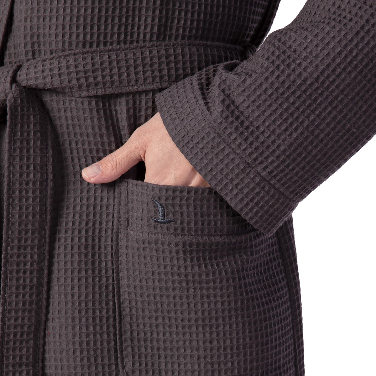 KIMONO HOMEWEAR - Grau, Textil (Lnull) - MÖVE