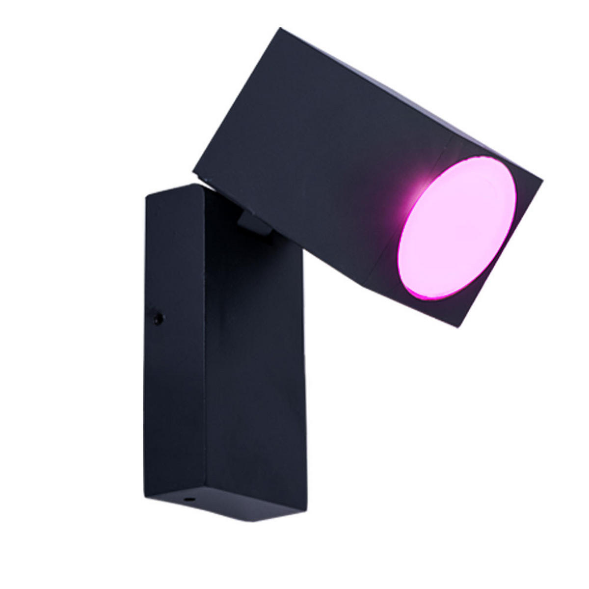 LED AUSSENLEUCHTE Alu Schwarz - Schwarz, Metall (9.2/6.6/10cm)