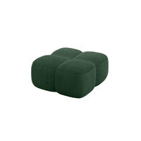POUF Miko-Puf 90x90x45 cm Grün Cord Modular Sitzhocker - Waldgrün/Schwarz, Holzwerkstoff/Kunststoff (90/43/90cm) - ALTDECOR