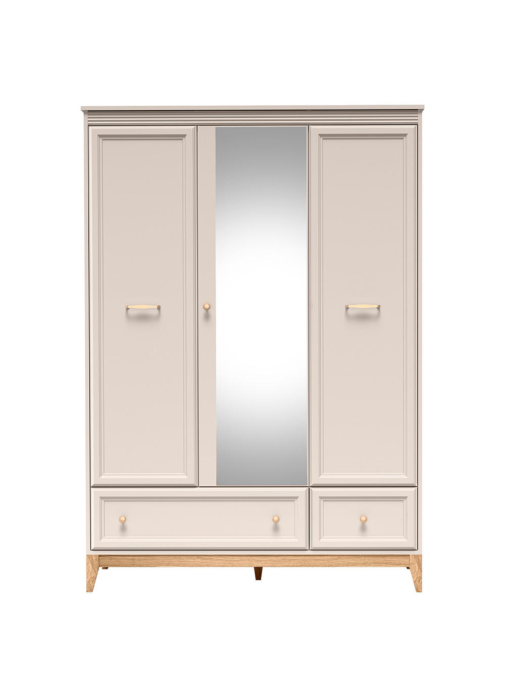 KLEIDERSCHRANK Windsor 15 Kashmir - Kaschmir, Holzwerkstoff (135.5/193/54.5cm)