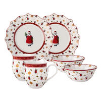 FRÜHSTÜCKS-SET SANTA Toy's Delight bunt 6er Set - Multicolor, Keramik (25/14/36cm) - Villeroy & Boch