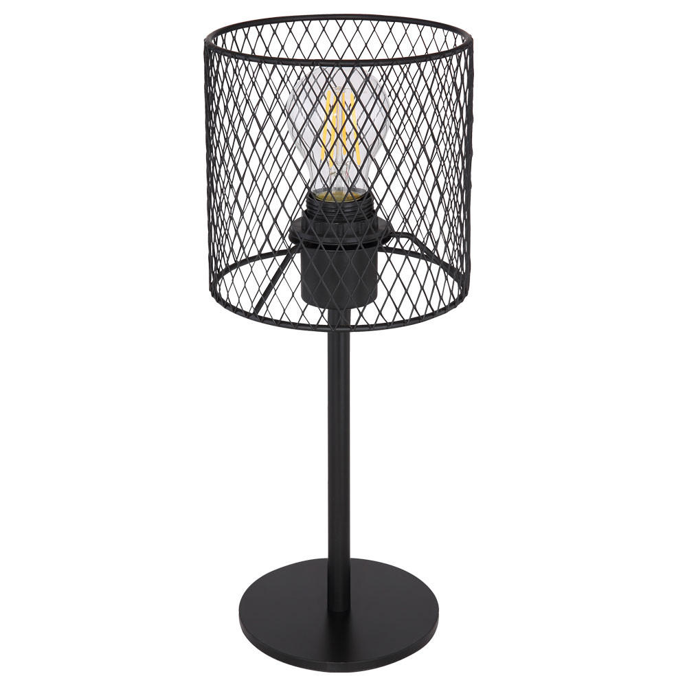 LED TISCHLEUCHTE Metall Schwarz - Schwarz, Metall (15/15/35cm) - Globo Lighting