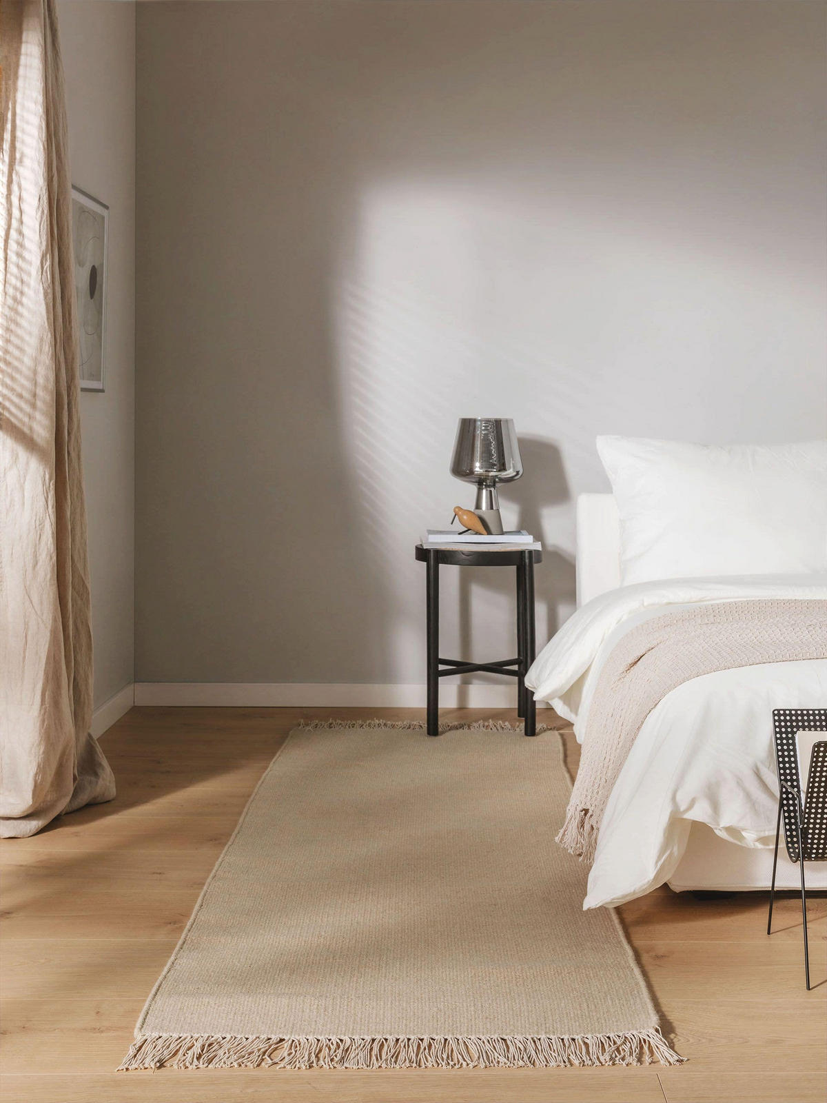 TEPPICH Liv Beige 80x250 cm - Beige, Textil (80/250cm) - benuta Pop