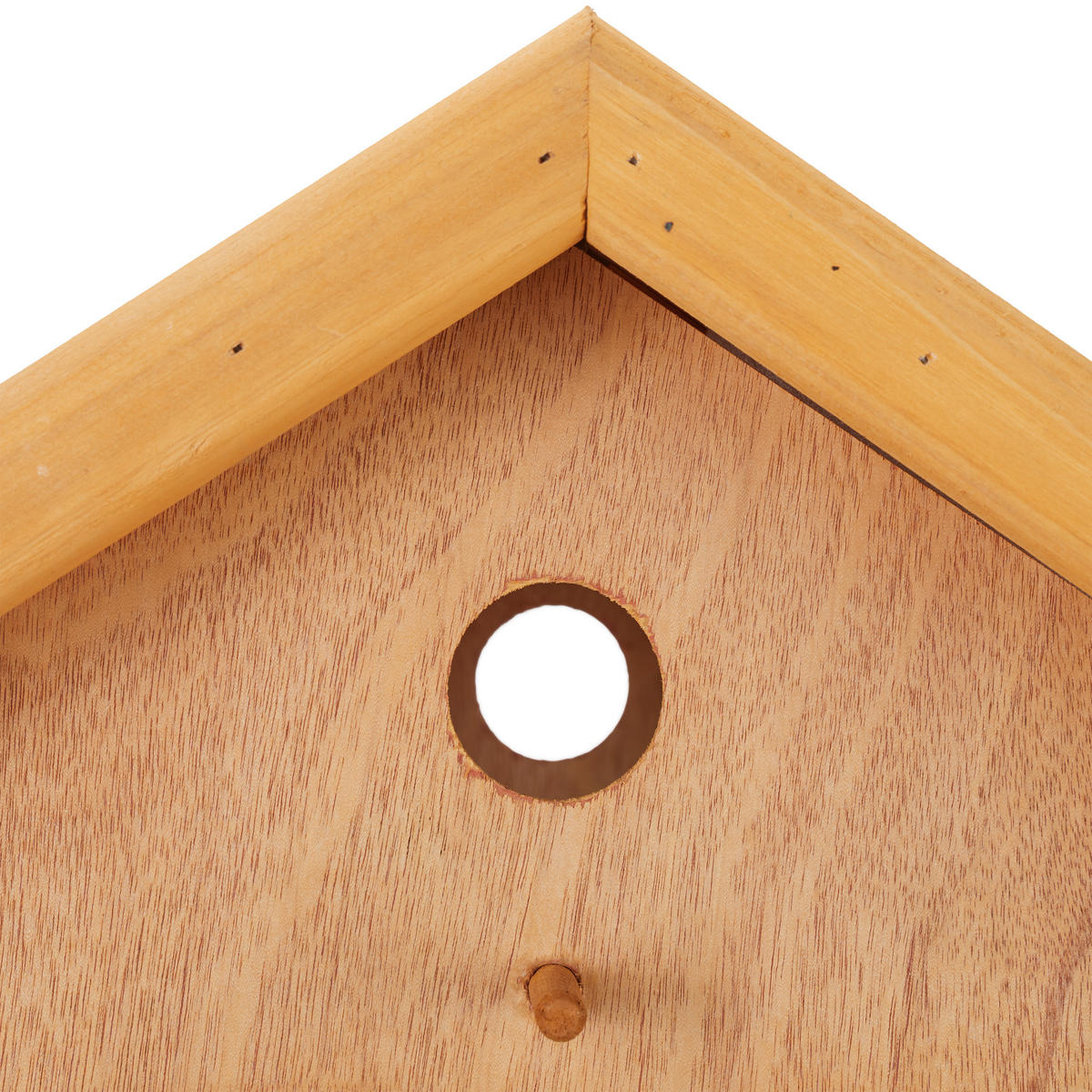 VOGELFUTTERHAUS - Hellbraun, Holz (66/137/59cm) - Relaxdays