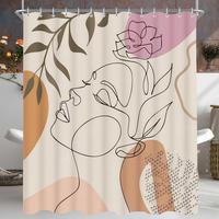 DUSCHVORHANG 120x200 cm mit Motiv - Multicolor, Textil (120/200cm)