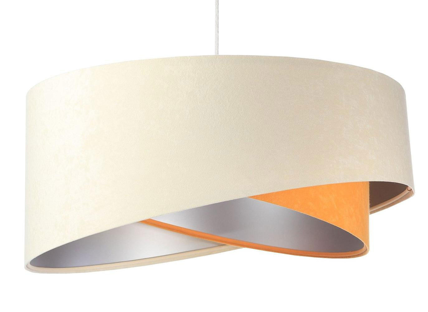 HÄNGELEUCHTE Silber 50/23 cm - Silberfarben, Kunststoff (50/1/23cm) - ONZENO