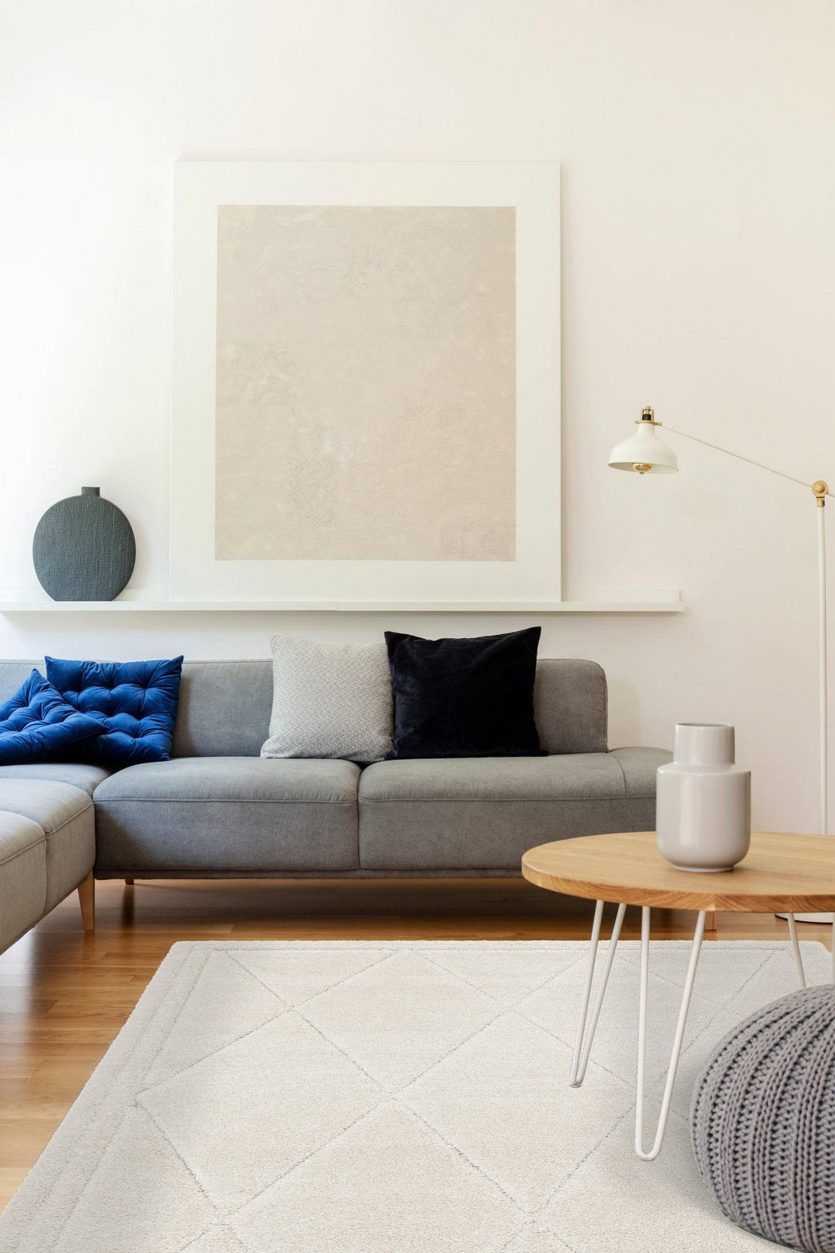 TEPPICH Design Relief-Effekt beige - Beige, Textil (160/230cm) - AFK Living