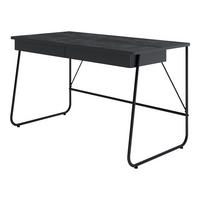 SCHREIBTISCH Match 2S MB01 - Schwarz, Holzwerkstoff/Metall (67/135/77cm) - MIRJAN24