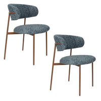 ESSZIMMERSTÜHLE Claes GemÃªleerd Blau - 2 er Set - Blau, Kunststoff (50/79/58cm) - Housecraft Living