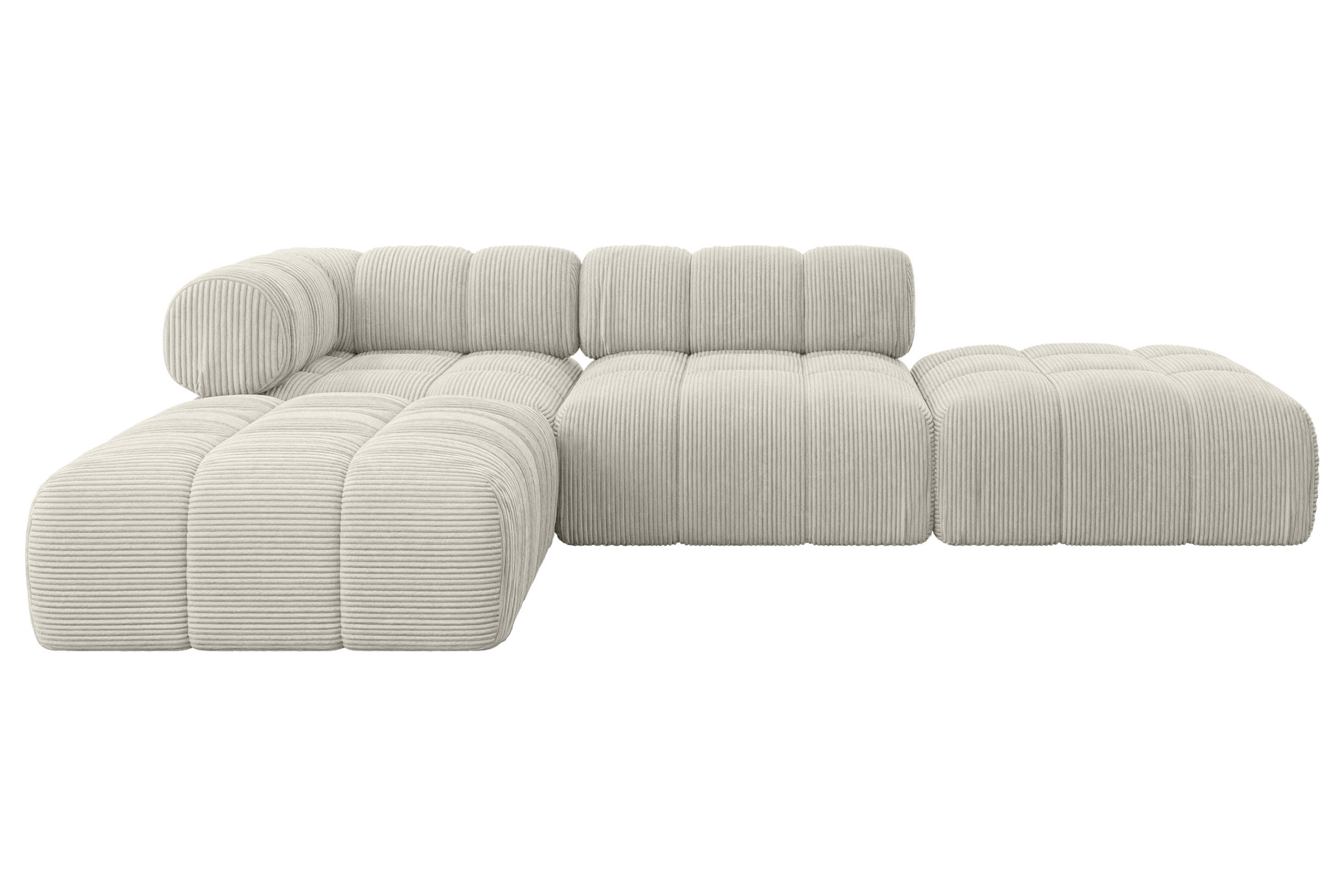 Altdecor Ecksofa Creme 285x190 cm