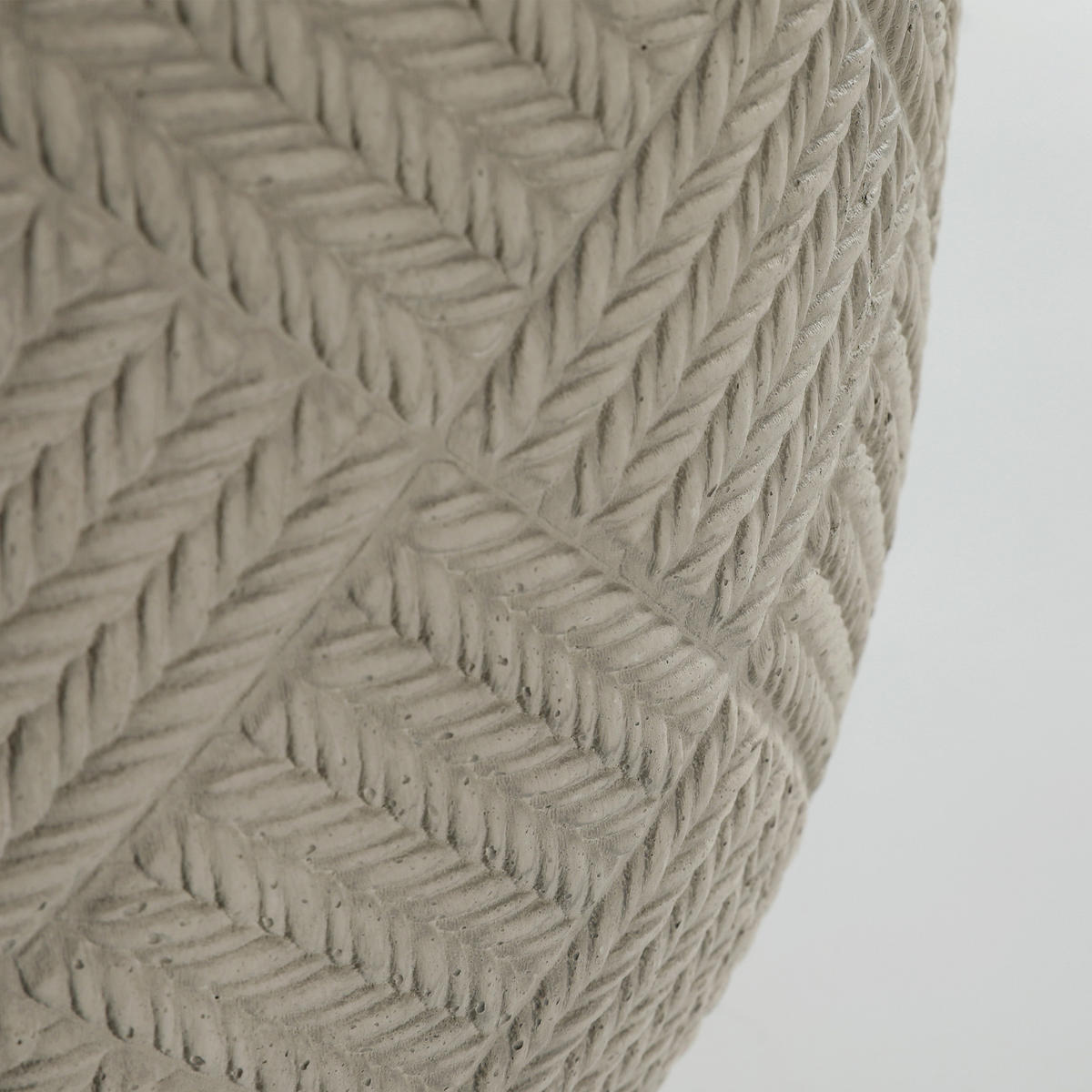 PFLANZTOPF Grau Ø 37/28 cm & Ø 45/35 cm, 2er Set, Beton-Optik - Grau, Stein (28cm) - PANGIVO