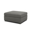 GARTENLOUNGE-HOCKER Bozhana 96x44x78 mit Outdoorbezug in anthrazit - Anthrazit, Kunststoff (96/44/78cm) - 58aufmkessel