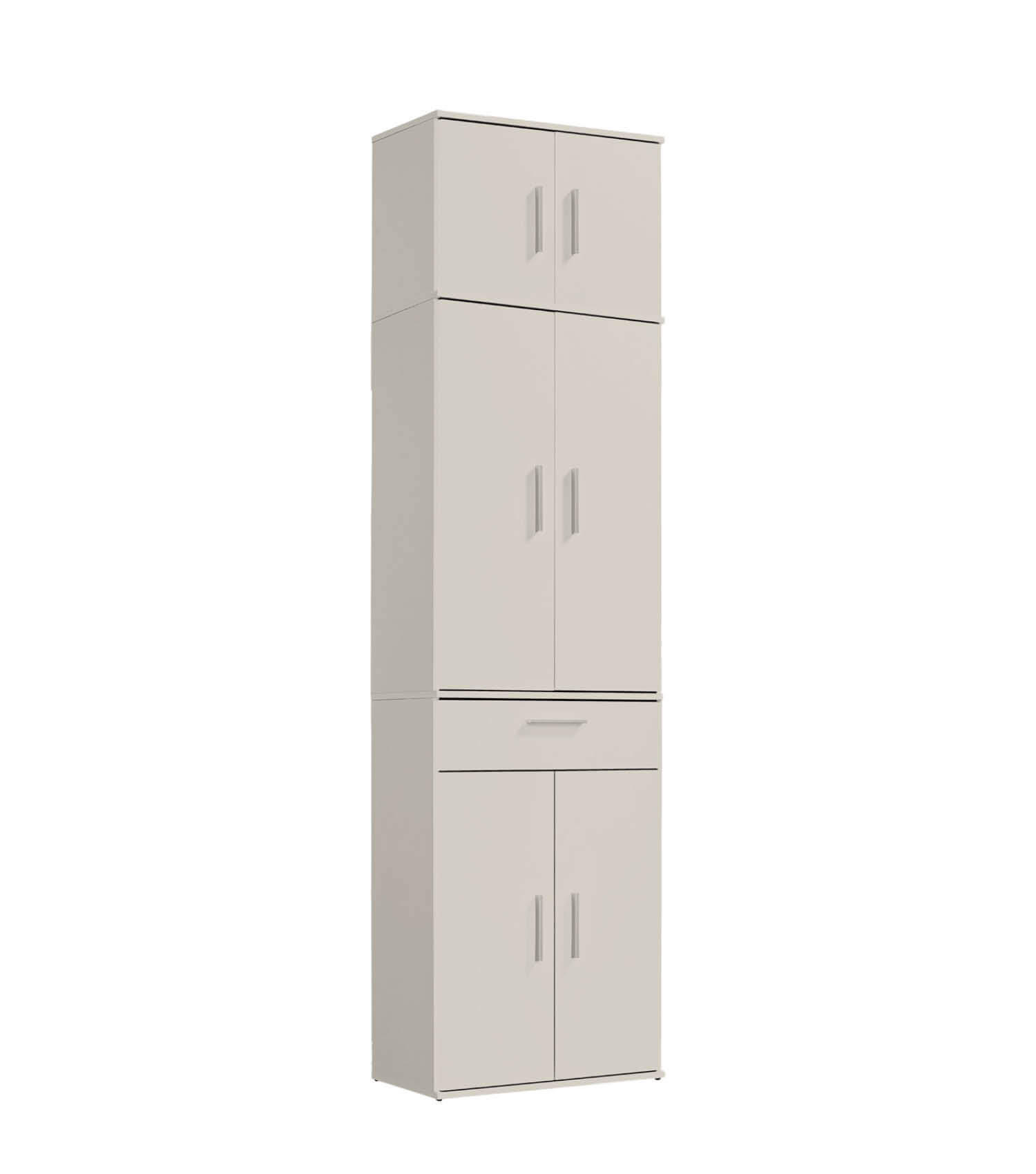 MEHRZWECKSCHRANK Der Extralange - Beige, Holzwerkstoff (60/230/34cm) - Mokebo