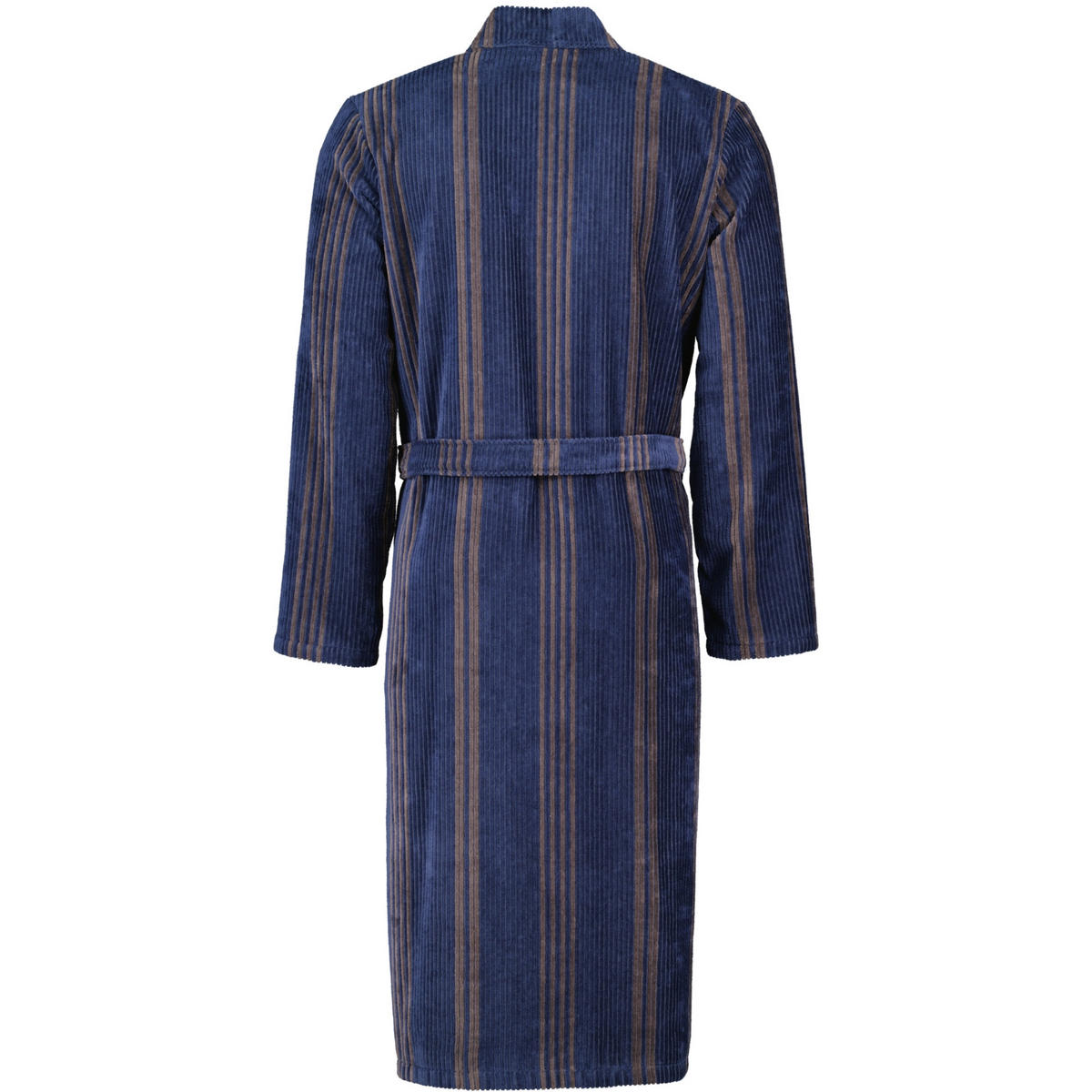 BADEMANTEL HERREN KIMONO STRUKTUR 2508 BLAU - 13 - Blau, Textil (Snull) - Cawoe