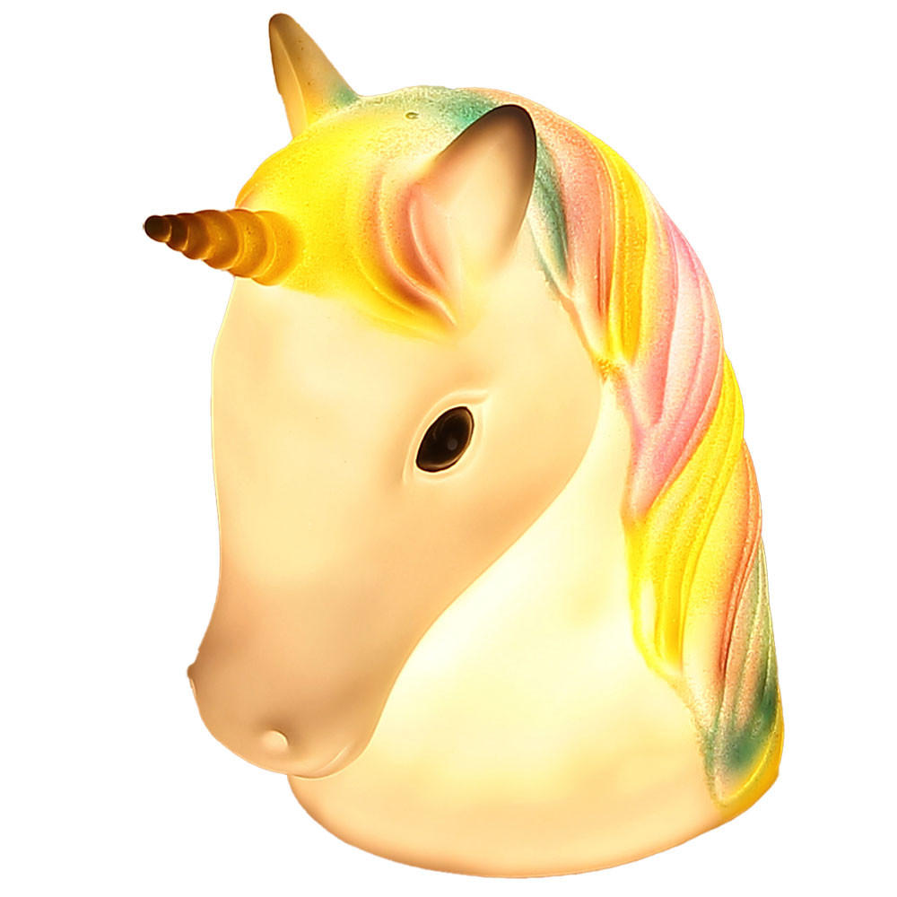 LED DEKOLAMPE Einhorn Bunt - Multicolor, Kunststoff (18/11/21cm) - Globo Lighting
