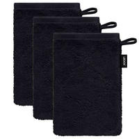 WASCHLAPPEN Unisex Doubleface Schwarz 3er Pack Baumwolle - Schwarz, Textil (200/135cm) - Joop!