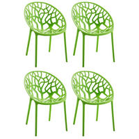 STUHL Holle - 2er Set grün - Grün, Kunststoff (59/60/80cm) - TPFLiving