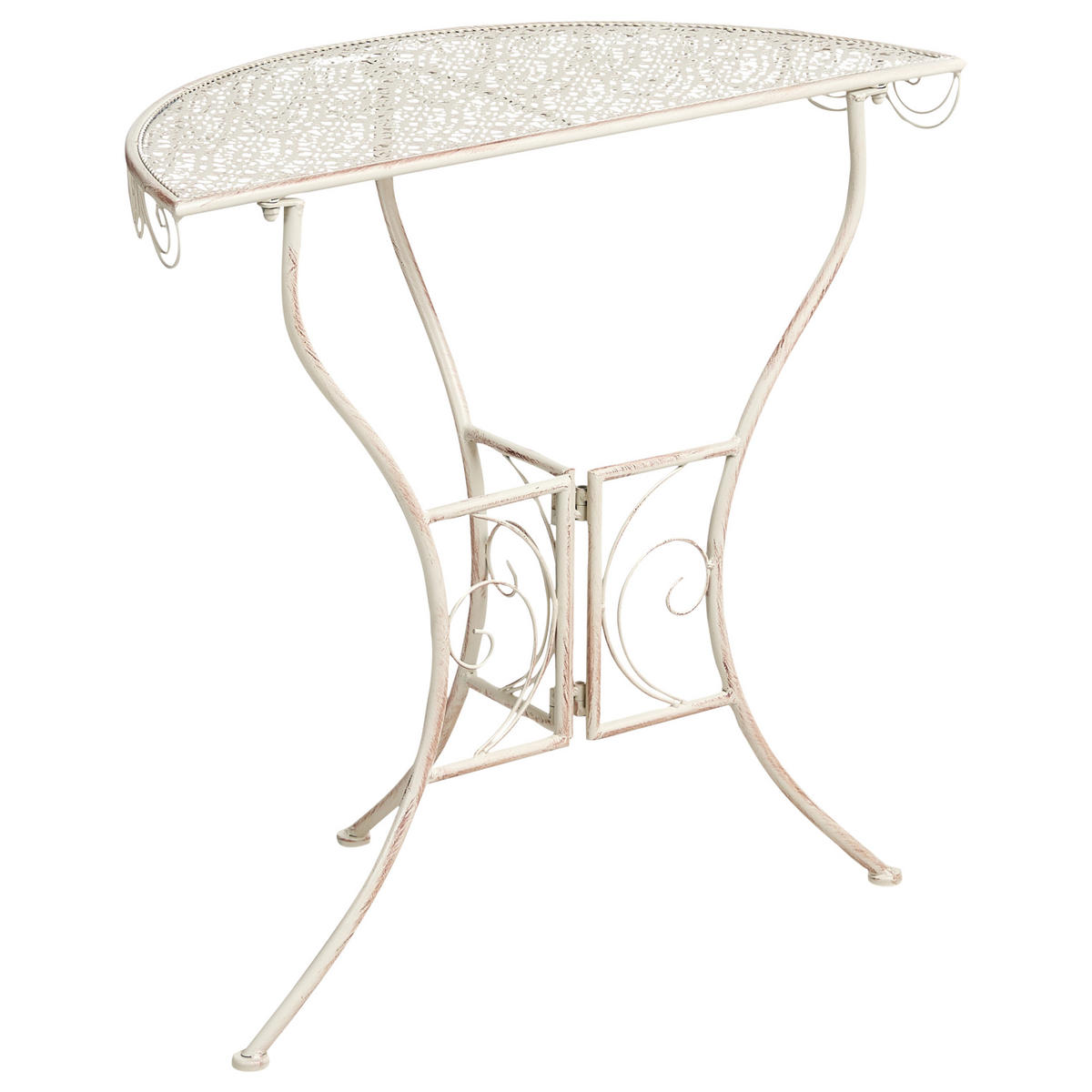 MASĂ BISTRO 80/36 cm metal bej deschisă Juina - bej, metal (80/36/75cm) - Beliani