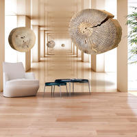 SELBSTKLEBENDE FOTOTAPETE 98/70 cm - Beige/Braun, Kunststoff/Textil (98/1cm) - KUNSTLOFT