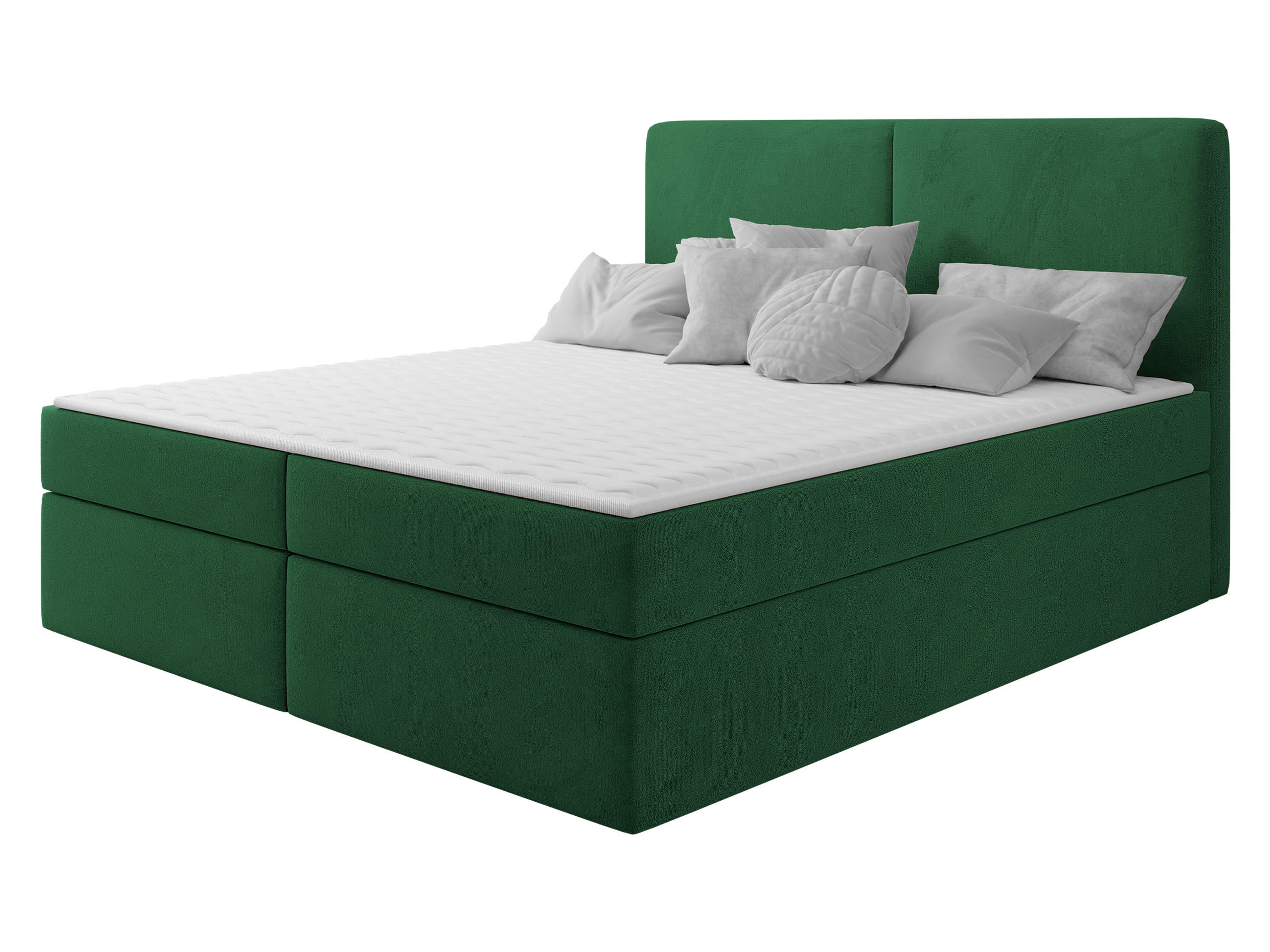 BOXBETT Claire - Schwarz/Grün, Holz/Kunststoff (160/200cm) - MIRJAN24