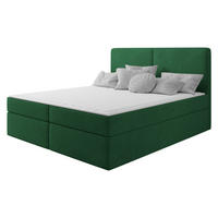 BOXBETT Claire - Schwarz/Grün, Holz/Kunststoff (180/200cm) - MIRJAN24