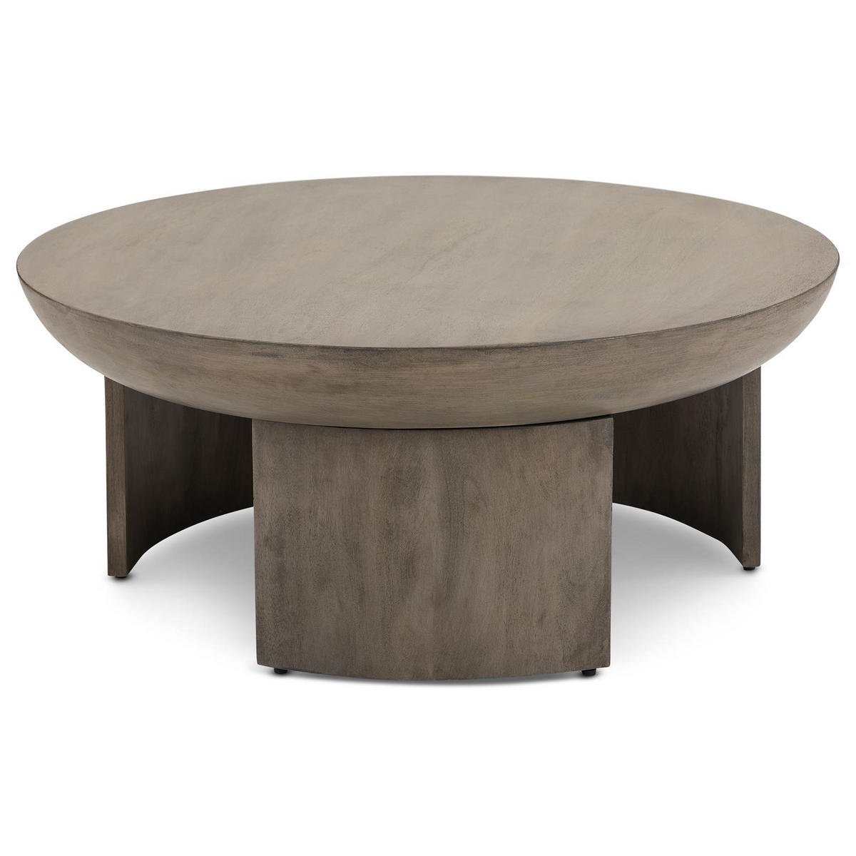COUCHTISCH KUMASI grau - Grau, Holz (90/90/39cm) - IDIMEX