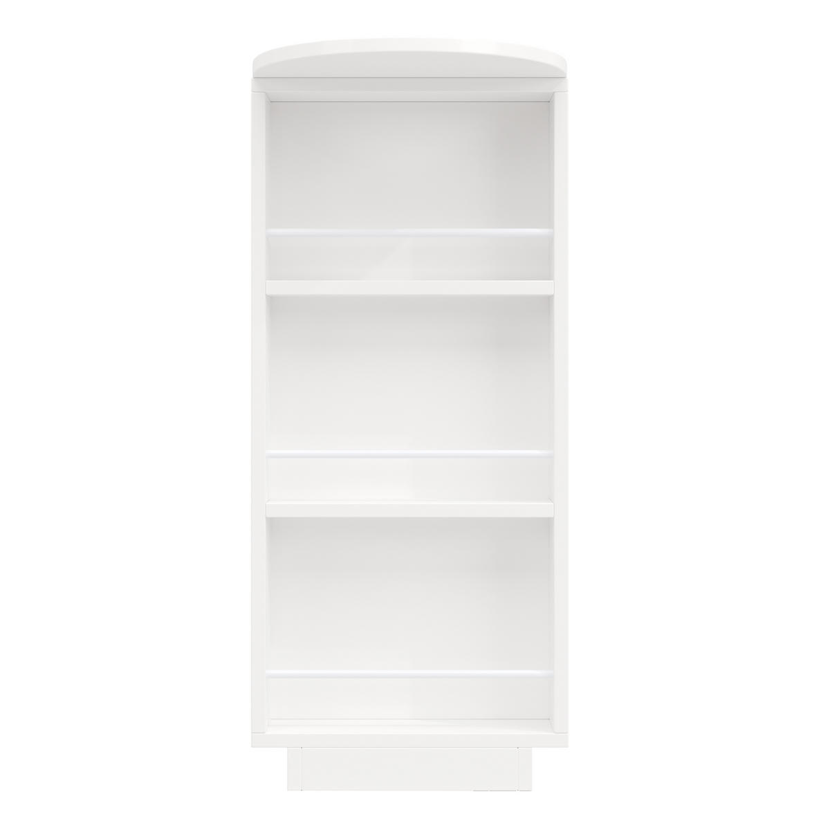 BARTISCH Weiß LED ausziehbar Stauraum 360° mobil 115-183cm - Weiß, Holzwerkstoff (183/40/99cm) - FLIEKS