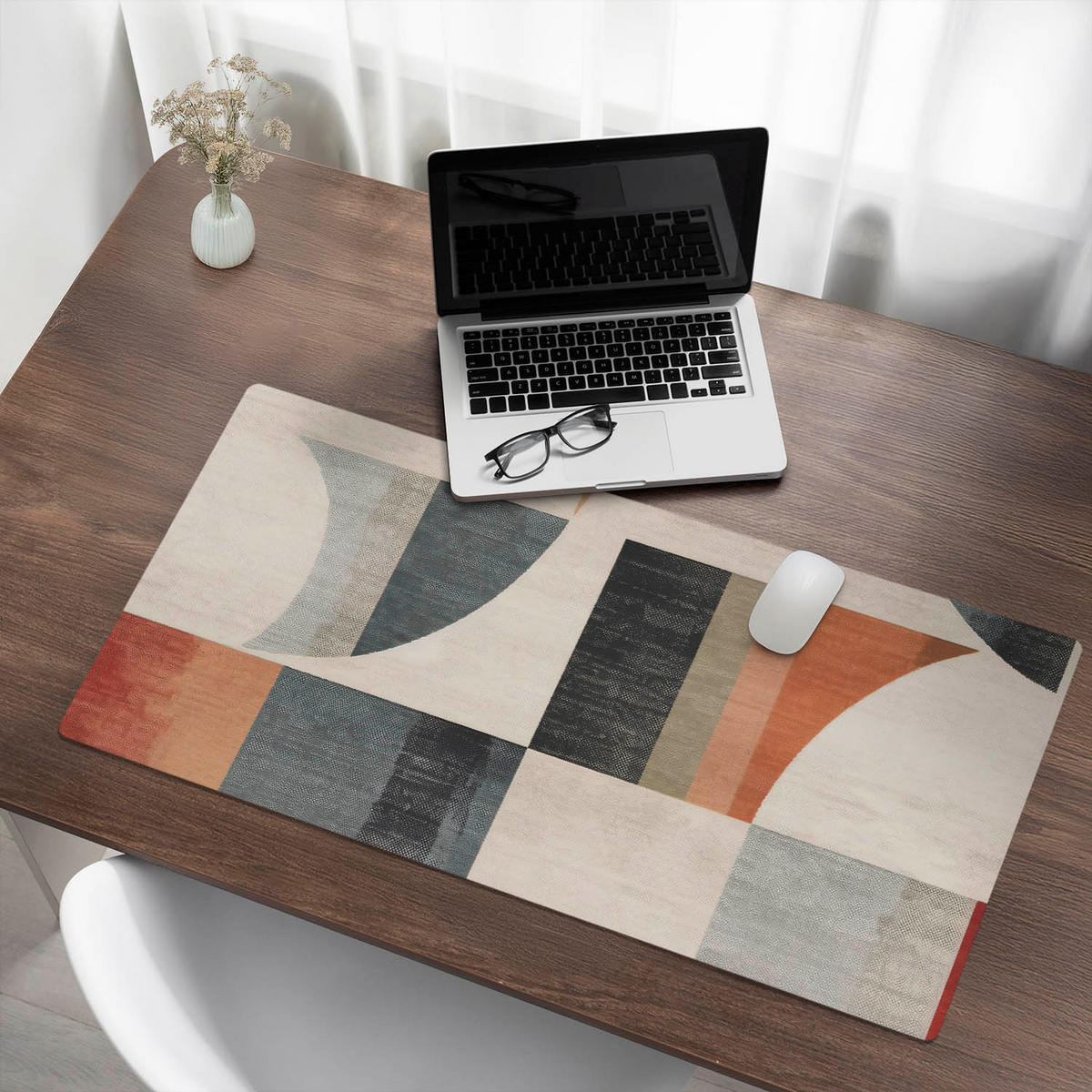 SCHREIBTISCHUNTERLAGE 100x50 cm Beige - Beige/Grün, Kunststoff (100/50/1.6cm) - Wallfluent