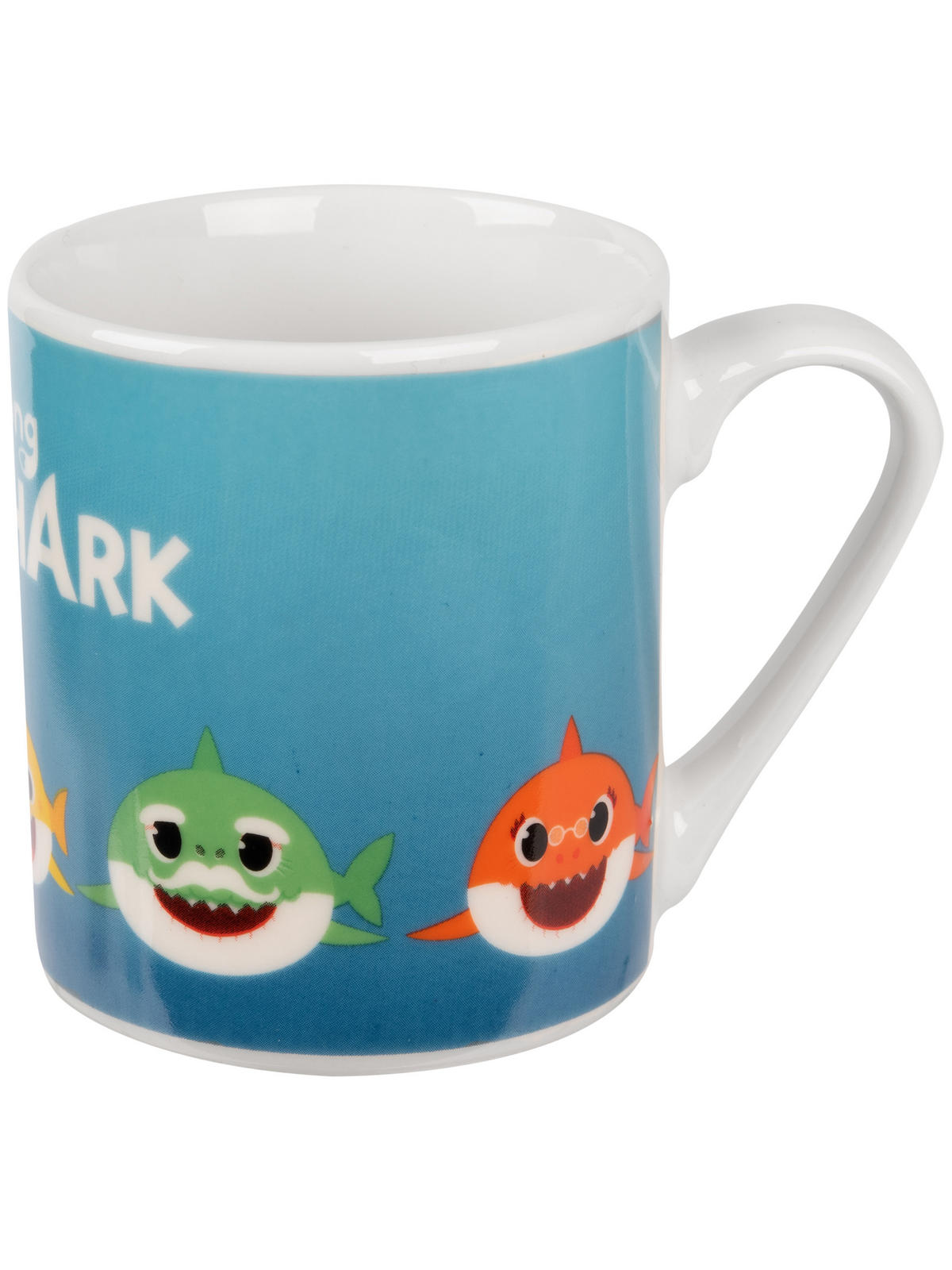 BECHER Baby Shark 5 Sharks Blau 230 ml - Blau, Keramik (0.23L) - United Labels