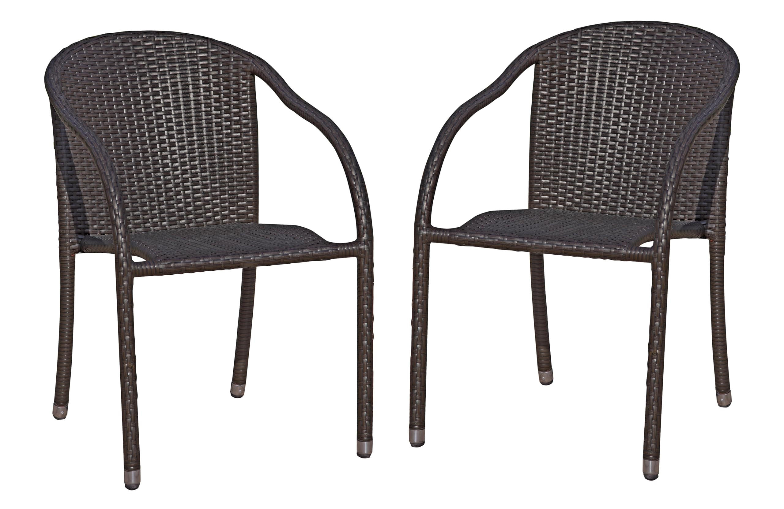 GARTENSTUHL Luis Stapelstuhl - Braun, Kunststoff (64/80/55cm) - DELUKE