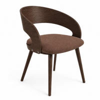 STUHL Braun 105 Gepolstert Mit Holzgestell 52x47x48 cm - Multicolor, Holzwerkstoff (52/48/47cm) - Sepro Meble