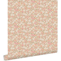 TAPETE Blumen 50 x 900 cm - Pink, Papier (50/0.1cm) - ESTAhome