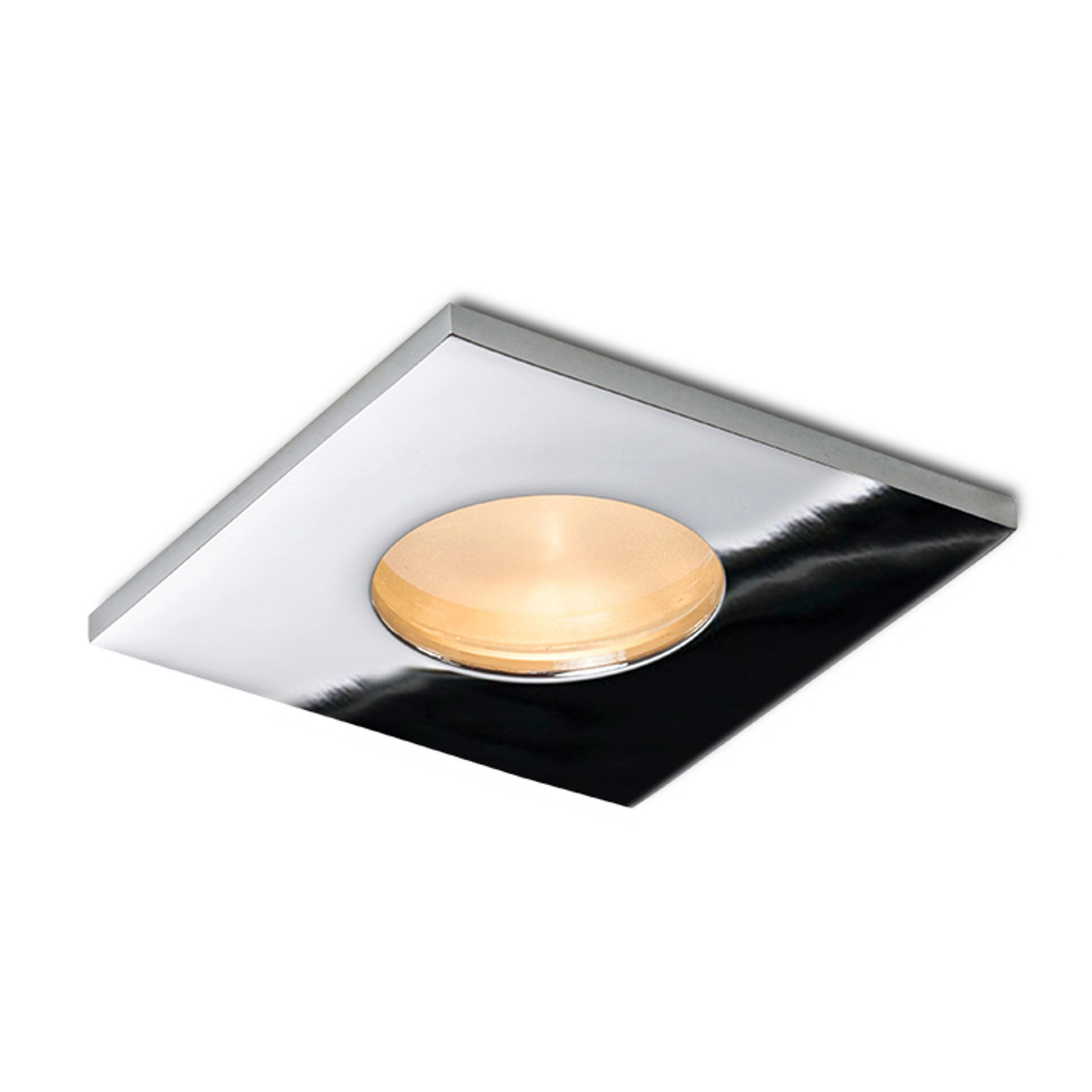EINBAULEUCHTE SPLASH SQ Chrom 8 W IP65 - Chromfarben, Metall (83/83/4cm) - Rendl