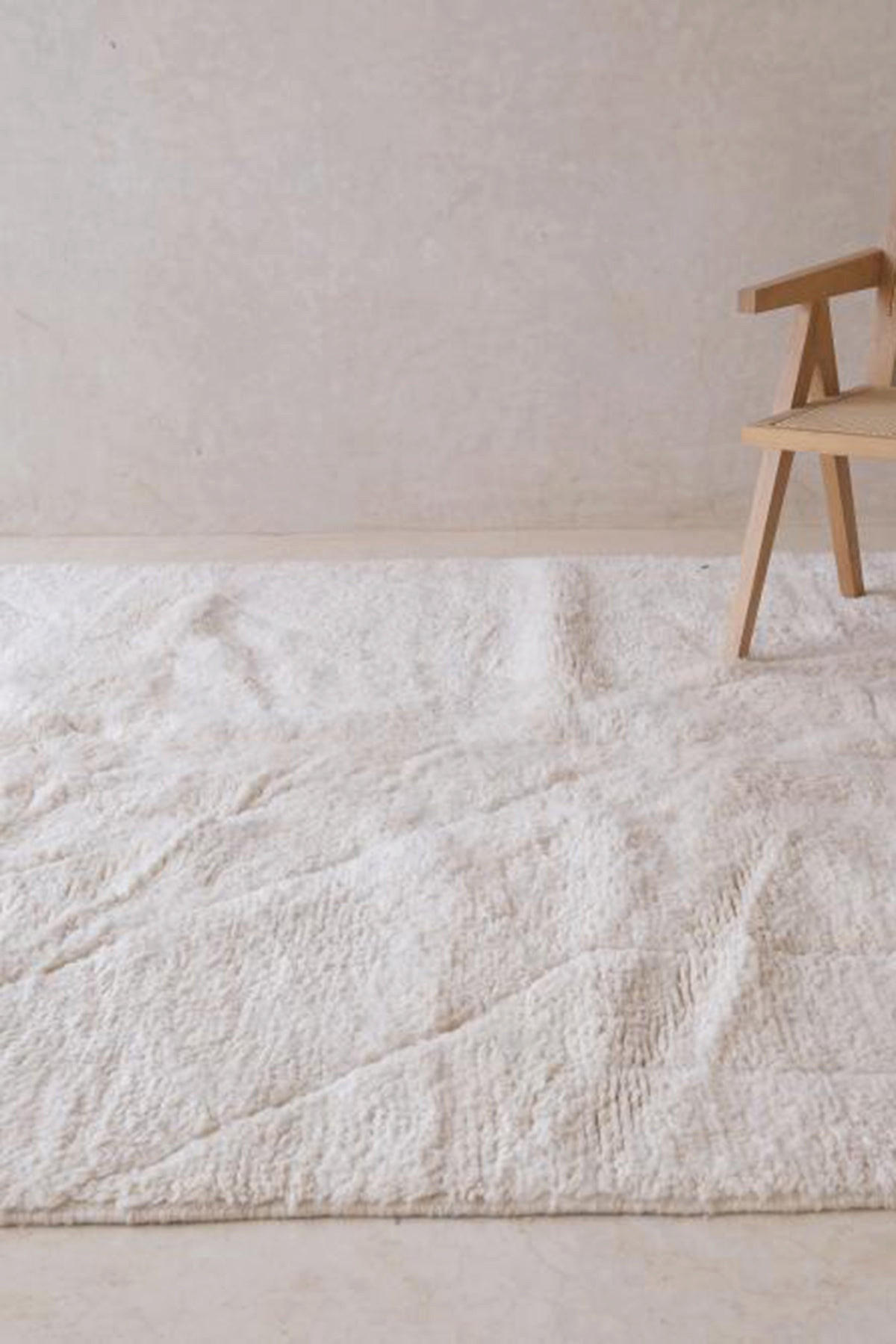 BERBERTEPPICH aus reiner Wolle 217x 291 cm - Weiß, Naturmaterialien (217/291cm) - AFK Living