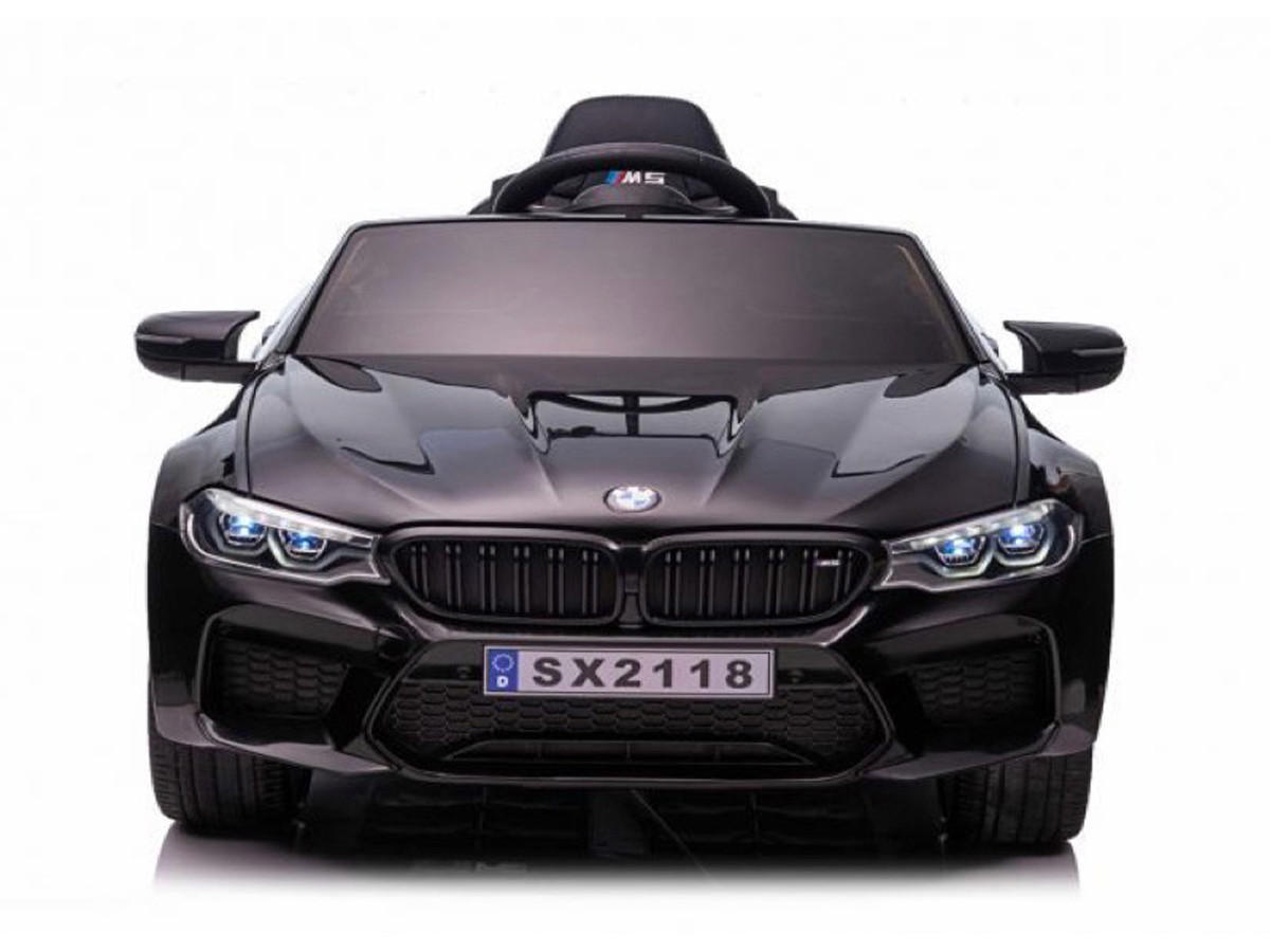 KINDER ELEKTROAUTO BMW M5 schwarz - Schwarz, Kunststoff (124/74/55cm) - TPFLiving