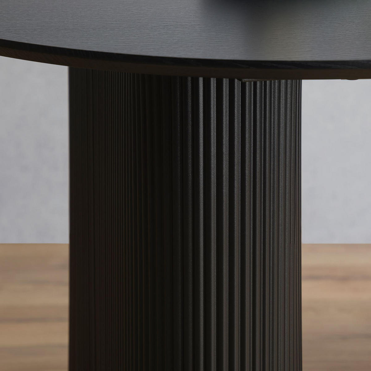 ESSTISCH MAXIM - Schwarz, Metall (90/160/75cm) - IDIMEX