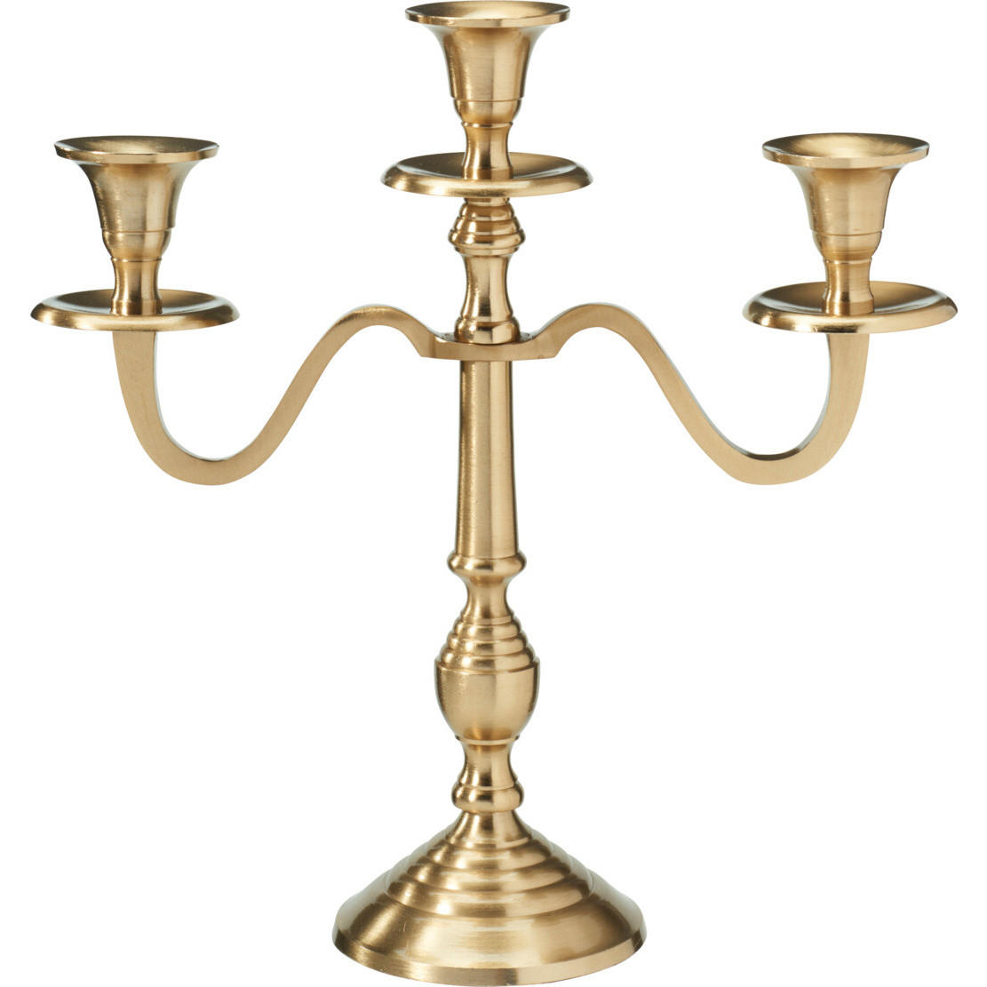 KERZENLEUCHTER Gold 30 cm - Goldfarben, Metall (10/30/29cm) - Home Styling Collection