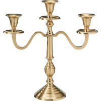 KERZENLEUCHTER Gold 30 cm - Goldfarben, Metall (10/30/29cm) - Home Styling Collection