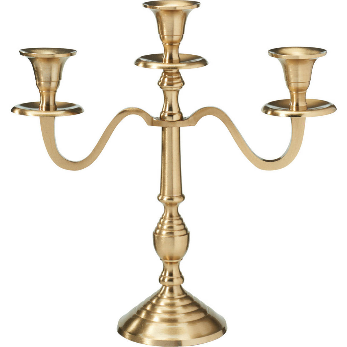 KERZENLEUCHTER Gold 30 cm - Goldfarben, Metall (10/30/29cm) - Home Styling Collection