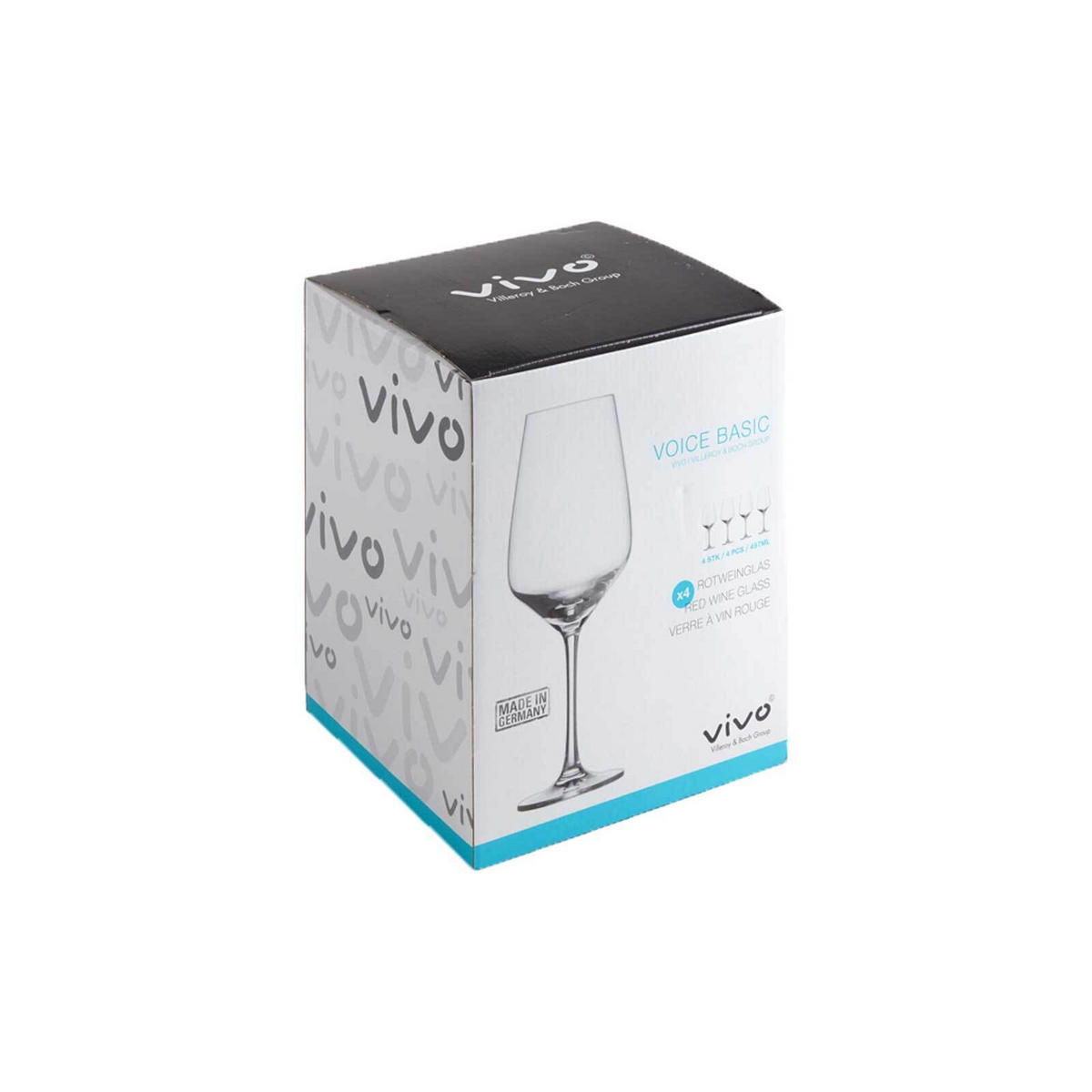 ROTWEINGLÄSER Voice Basic transparent 500 ml 4er Set - Transparent, Glas (0.001L) - Villeroy & Boch