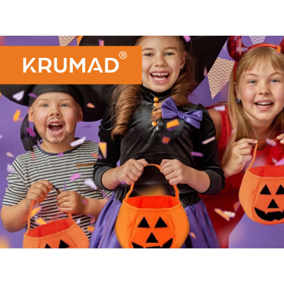 KÜRBIS TASCHE Halloween Deko - Orange, Textil (18/28/18cm) - KRUMAD