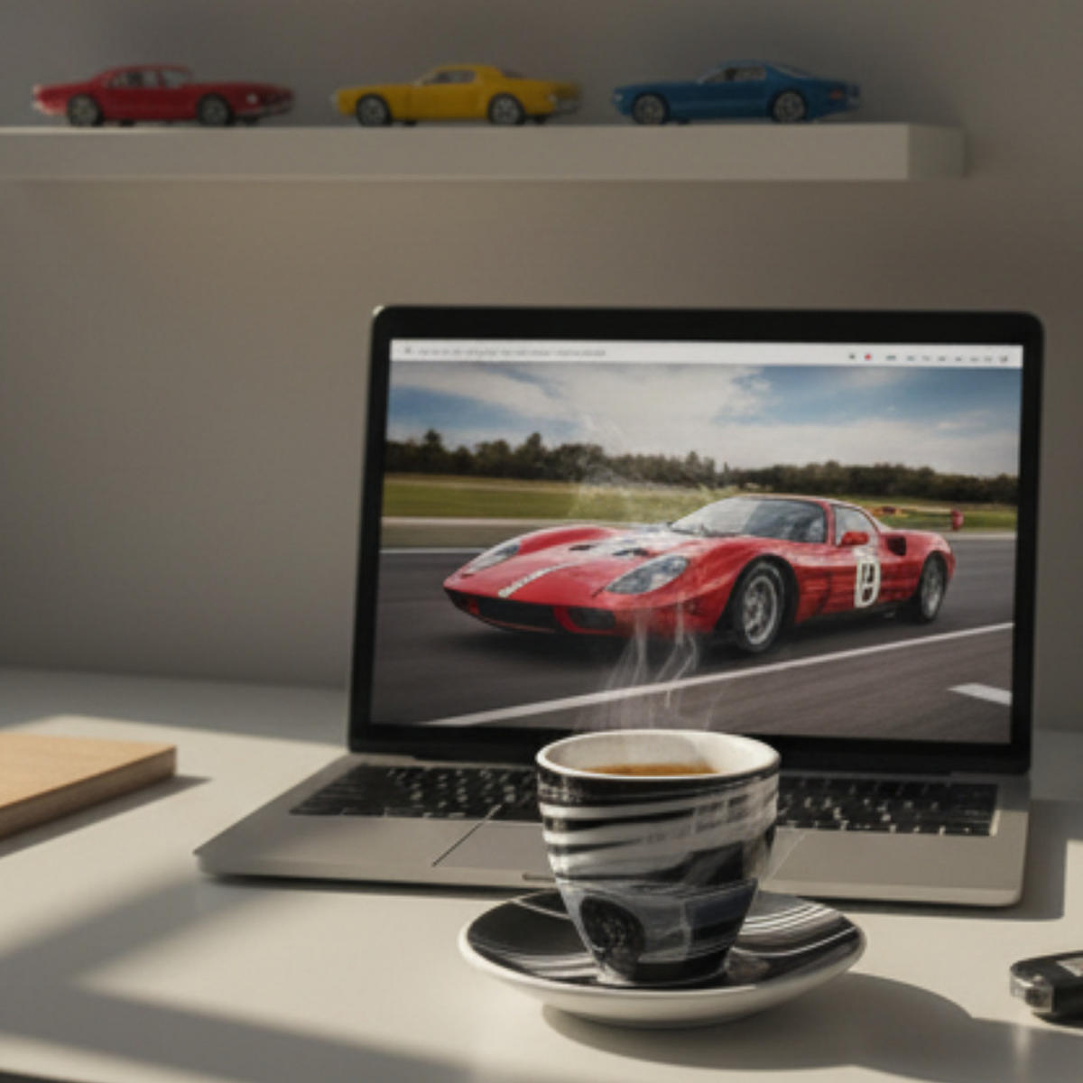 ESPRESSOTASSE 911 Aerodynamic Schwarz Weiß, Limited Edition, Porzellan, Sammlertasse, Espressobecher, Heißgetränke, Design Tasse, Motorsport Design - Schwarz/Weiß, Keramik (0.08L) - Porsche