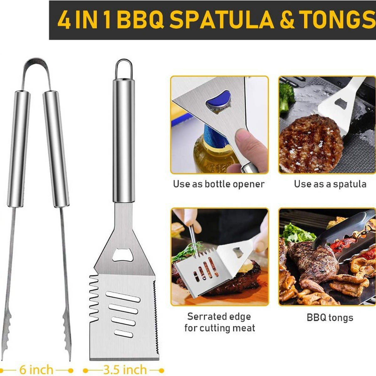 GRILLBESTECK 25-teiliges Set - Multicolor, Metall (43.5cm)