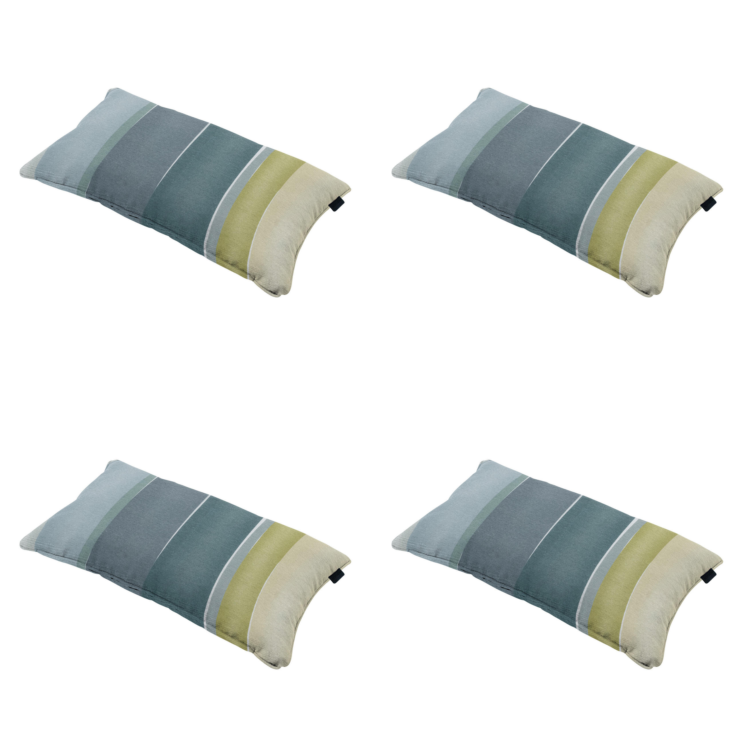 DEKORATIONSKISSEN Nox - Mehrfarbig - 30/50/10 cm - 4er-Set - Multicolor, Textil (50/30cm) - Madison