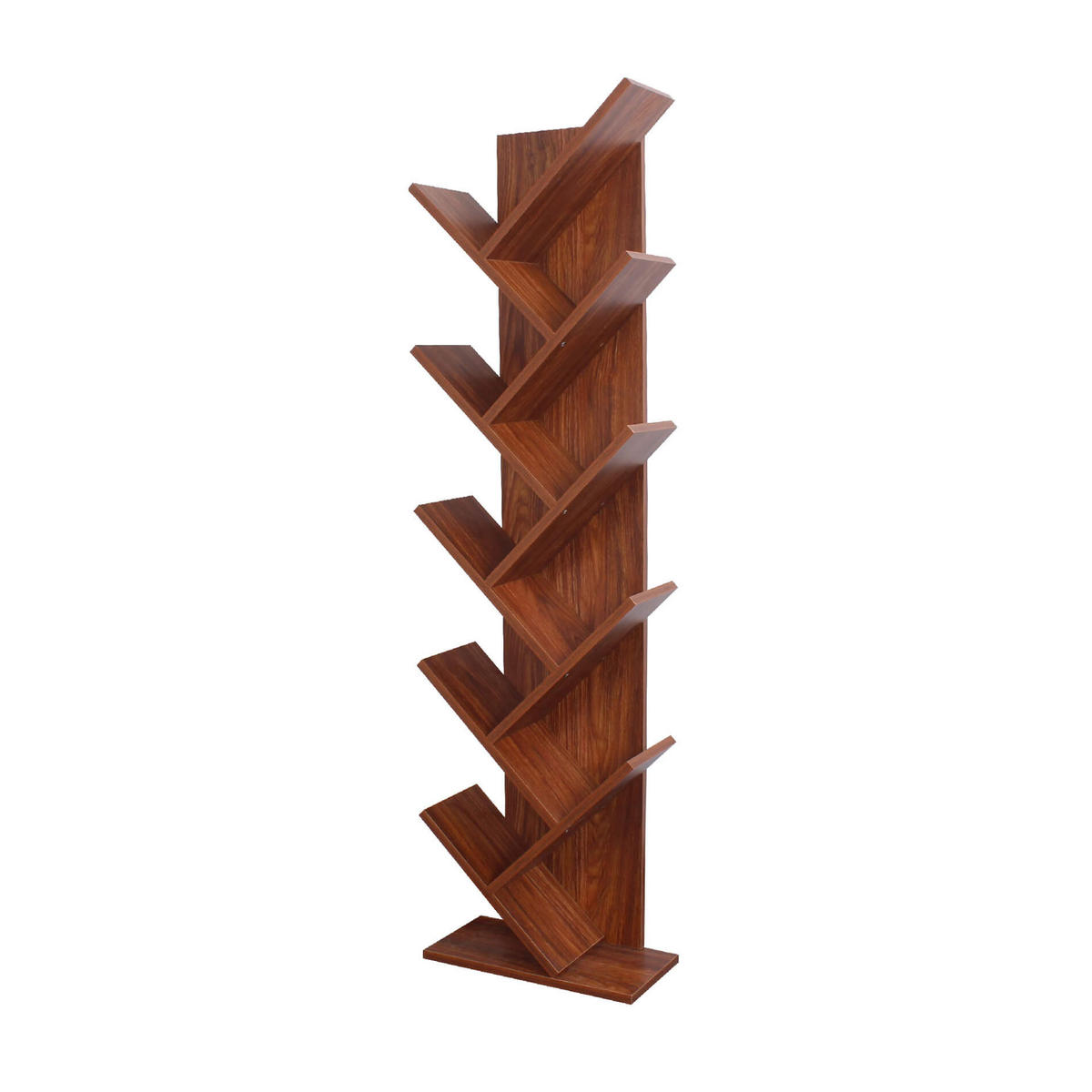 BÜCHERREGAL Mehrfarbig 22/45/160 cm - Multicolor, Holzwerkstoff (22/160/45cm) - Mobili Rebecca