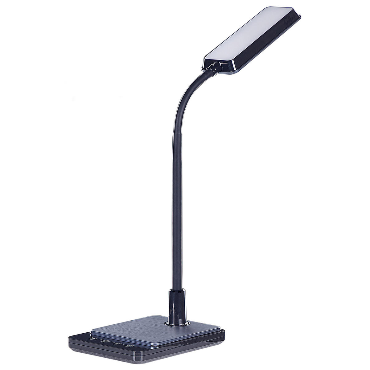 SCHREIBTISCHLAMPE Centaurus 14/19/38 cm - Schwarz, Kunststoff (14/19/38cm) - Beliani